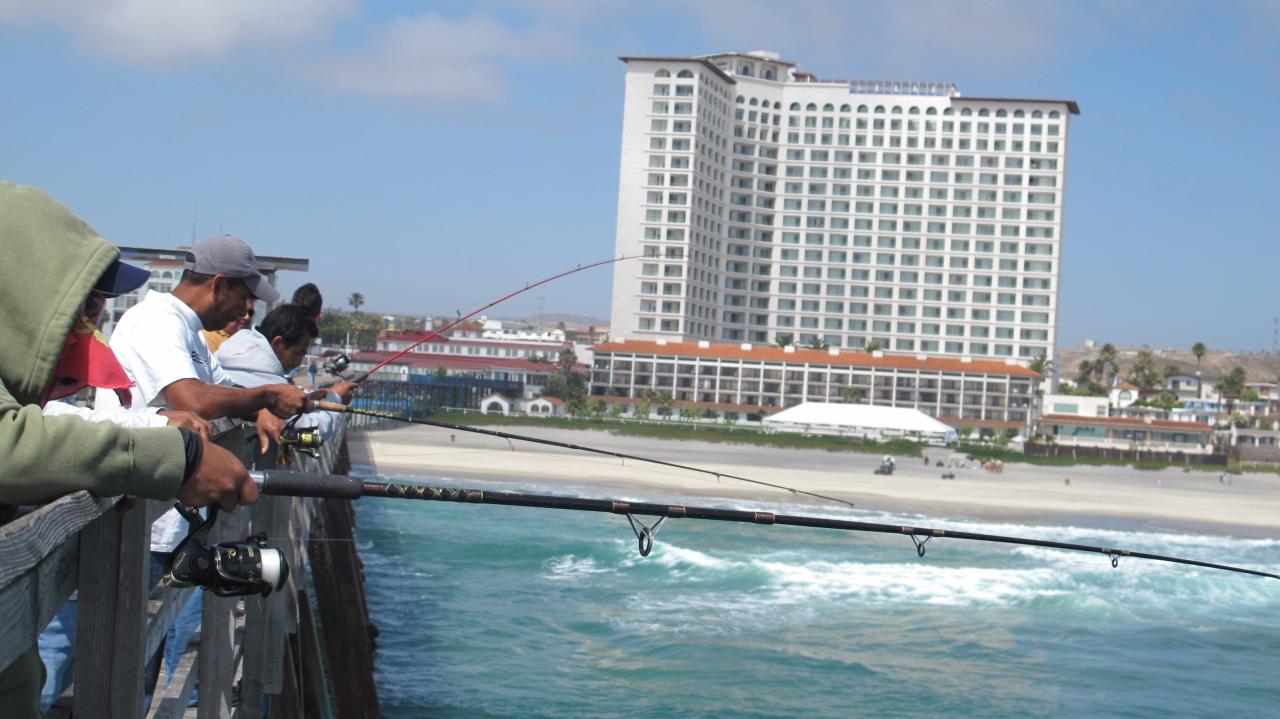 Hotel Rosarito y el muelle