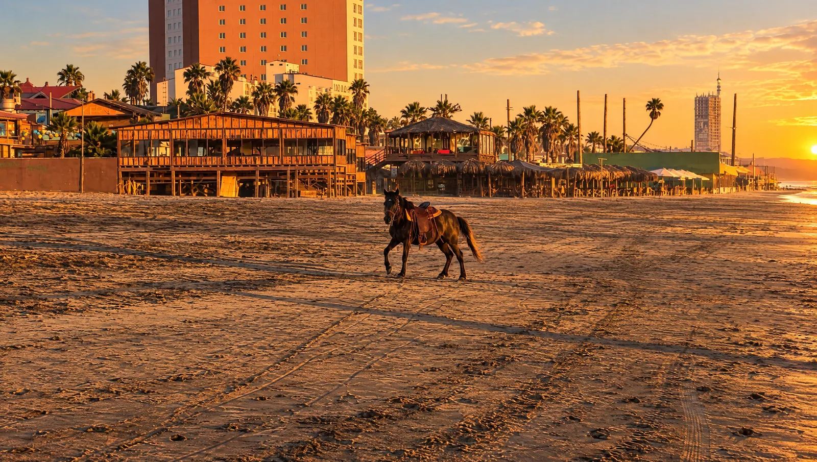 La playa de Rosarito